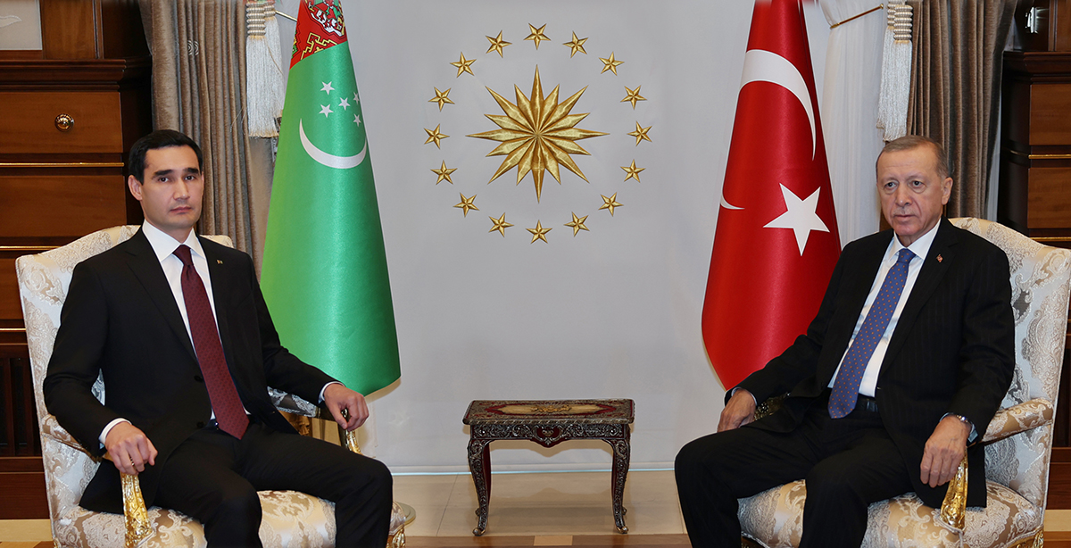 Переговоры между Президентом Сердаром Бердымухамедовым и Президентом Реджепом Тайипом Эрдоганом